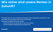 Die CVP-Seite zu FDP-Ständerat Ruedi Noser (ZH).