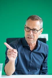 «Unter Druck sind wir alle jeden Tag», sagt Matthias Hüppi. (Bild: Urs Bucher)
