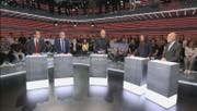 In der «Arena» trafen sich die Kandidierenden für den Ständerat im Kanton Zürich. (Bild: Screenshot/SRF)