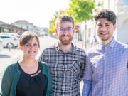 Tritt geschlossen zurück: Das Co-Präsidium der Jungen Grünen mit Maja Haus, Kevin Morisod und Luzian Franzini (von links). (Bild: Junge Grüne)