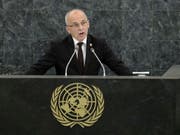 Zum zweiten Mal wird Bundesrat Ueli Maurer am Dienstag als Schweizer Bundespräsident vor der Uno-Vollversammlung auftreten. (Bild: Keystone/EPA/JUSTIN LANE)