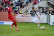 Dominik Schmid (rechts) stellte Winterthur immer wieder vor Probleme. (Bild: Gianluca Lombardi)