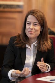 «Wir wollen endlich eine Vorwärtsstrategie»: FDP-Präsidentin Petra Gössi. (Bild: Severin Bigler)