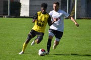 Altdorfs Jessy Nimi im Zweikampf. (Bild: Ronny Arnold, Altdorf, 22. September 2019)