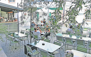 Lauschig: Der Hofgarten ist nach der Sanierung kaum wiederzuerkennen. (Bild: PD)