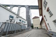 Das Wasser- und Speicherkraftwerk der SAK am Standort St.Gallen-Kubel. (Bild: Hanspeter Schiess, 24. September 2019)