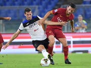 Remo Freuler (links) feiert mit Atalanta Bergamo einen schönen Sieg (Bild: KEYSTONE/EPA ANSA/ETTORE FERRARI)