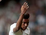 Rodrygo benötigte keine zwei Minuten Einsatzzeit für seinen ersten Treffer mit Real Madrid (Bild: KEYSTONE/AP/BERNAT ARMANGUE)