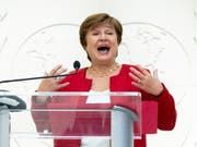 Die Bulgarin Kristalina Georgieva ist am Mittwoch vom Direktorium des Internationalen Währungsfonds in Washington als Chefin bestätigt worden. (Bild: KEYSTONE/EPA/MICHAEL REYNOLDS)