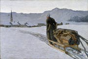 Das Ölgemälde «Ritorno dal bosco» malte Giovanni Segantini im Jahr 1890. (Bild: Kunstmuseum St.Gallen)