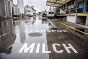 Zufahrt zur Hochdorf Swiss Nutrition AG in Sulgen.