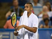 Nick Kyrgios wurde von der ATP gewarnt: In den nächsten sechs Monaten muss er sich benehmen (Bild: KEYSTONE/FR67404 AP/NICK WASS)