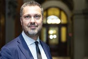 «Es hilft niemandem weiter, wenn die EU das Verhältnis zur Schweiz mit Sticheleien verschlechtert»: Luca Visentini. Bild: Peter Schneider/Key (Bern, 26. September 2019