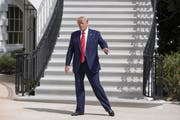 US-Präsident Trump steht im Gegenwind. (Bild: Erik S. Lesser/EPA/Key)