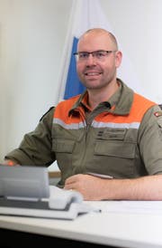 Kommandant Oliver Füllemann.