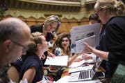 Vor allem die linken Parteien haben sich schon früh der Frauenförderung verschrieben. (KEYSTONE/Alessandro della Valle)