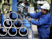 In der Eurozonen-Industrie macht sich angesichts von Handelskonflikten, schwächerer Weltkonjunktur und der Brexit-Unsicherheit vermehrt Pessimismus breit. (Bild: KEYSTONE/AP dapd/VOLKER HARTMANN/DDP)