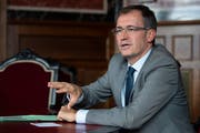 Roland Rino Büchel, St.Galler SVP-Nationalrat und Ständeratskandidat. (Bild: Peter Schneider/Keystone)
