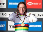 Die bald 37-jährige Niederländerin Annemiek van Vleuten holte sich im WM-Strassenrennen Gold (Bild: KEYSTONE/EPA/VICKIE FLORES)
