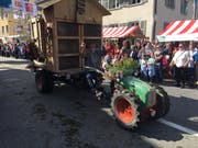 Auch der letzte Wagen ist hübsch geschmückt. (Bild: David von Moos)