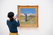 «Mezzogiorno sulle alpi» von Giovanni Segantini. (Bild: Urs Bucher)