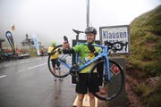 Das Selfie auf dem Klausenpass durfte nicht fehlen. (Bild: Urs Hanhart, 28. September 2019)