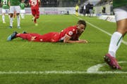 Im Moment passt nichts zusammen beim FC Thun mit Stefan Glarner. (Gian Ehrenzeller/Keystone)