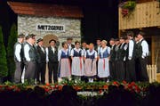 Der Jodelclub Sirnach unterhielt mit neuem und traditionellem Liedgut. (Bild: Christoph Heer)