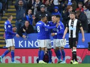 Leicester jubelt, Newcastle schleicht davon (Bild: KEYSTONE/AP/RUI VIEIRA)