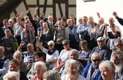 Die Wahlgeschäfte standen im Zentrum der gut besuchten Michaelsgemeinde in Spiringen. (Bild: Paul Gwerder, Spiringen, 29. September 2019)