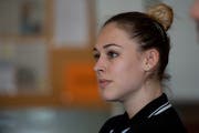 Giulia Steingruber steht nach ihrem Kreuzbandriss vor der Rückkehr (Bild: Freshfocus/Claudio de Capitani).