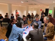 Der Journalismus spielt fürs Funktionieren der direkten Demokratie eine wichtige Rolle. Kann er diese angesichts der Digitalisierung auch in Zukunft übernehmen? Darüber wurde am Dienstagabend in der Smarthalle angeregt diskutiert. (Bild: Daniel Wirth - 3. September 2019)