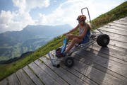 Mit den Marbachegg-Carts geht es rasant runter zur Talstation des Schlepplifts.