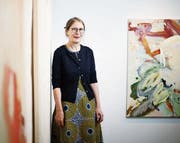 Maria Zgraggens Werke entstehen in einem langen Arbeitsprozess.Bild: Stefan Kaiser (Zug, 31. August 2019)