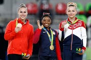 2016 gewann Giulia Steingruber mit Bronze im Sprung als erste Schweizer Turnerin eine Olympia-Medaille (Bild: Keystone).