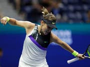Belinda Bencic kämpft sich eine Runde weiter (Bild: KEYSTONE/FR110666 AP/ADAM HUNGER)