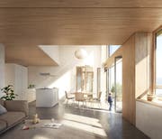 Ein Blick ins Innere der Wohnungen. (Visualisierung: PD / Filippo Bolognese)