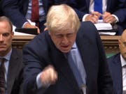 Angesichts von Boris Johnsons hartem Brexit-Kurs geht die britische Wirtschaft auf Rezessionskurs. (Bild: KEYSTONE/EPA UK PARLIAMENTARY RECORDING UNIT)