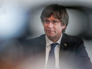 Im Rechtsstreit um seinen Sitz im EU-Parlament hat der katalanische Separatisten-Führer Puigdemont Berufung gegen ein Urteil des EU-Gerichts eingelegt. (Bild: KEYSTONE/EPA/STEPHANIE LECOCQ)