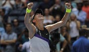 In New York nicht zu stoppen: Belinda Bencic (Bild: AP Photo/Frank Franklin II)