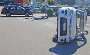 Beim Unfall wurden zwei Personen verletzt. (Bild: Kapo TG)
