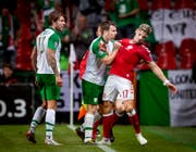 Die Stärke der Iren? Das Toreschiessen eher nicht, dafür sind sie für ihre Fighter-Qualitäten bekannt – wie hier Captain Seamus Coleman im Spiel gegen Dänemark (Bild: Keystone)