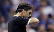 Roger Federer scheidet am US Open im Viertelfinal aus. (Bild: AP)