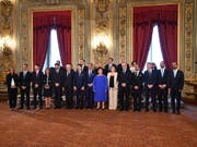 Die neue italienische Regierung aus Fünf-Sterne-Bewegung und Sozialdemokraten ist vereidigt worden. (Bild: KEYSTONE/EPA ANSA/ALESSANDRO DI MEO)