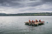 Flossfahrt auf dem Sempachersee. (Bild: Boris Bürgisser, Nottwil, 5. September 2019)