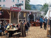Westernstimmung auf dem Vorplatz des Männerheims. (Bild: PD)