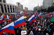 Der Unmut in Moskau ist gross. (Bild: EPA/Keystone (10. August 2019)
