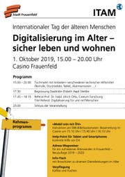 Flyer zum Frauenfelder ITAM 2019. (Bild: PD)