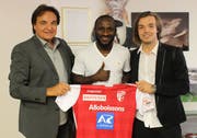 Ex-FCB-Stürmer Seydou Doumbia wechselte im Sommer zum FC Sion. Quelle:Twitter