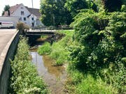 Dass der Dorfbach aus Gründen des Hochwasserschutzes saniert werden muss, ist unbestritten. Die Frage, die sich stellt, ist wie. (Bild: Andrea Häusler)
